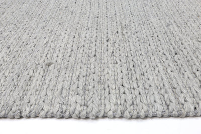 Zayna Cue Grey Wool Blend Rug 240x330cm