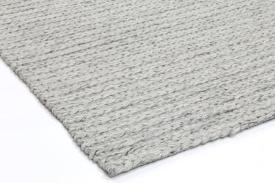 Zayna Cue Grey Wool Blend Rug 240x330cm