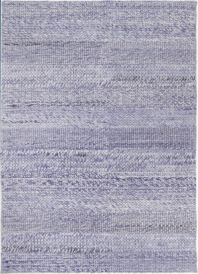 Zayna Grace Blue Wool Blend Rug 240x330cm