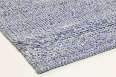 Zayna Grace Blue Wool Blend Rug 240x330cm