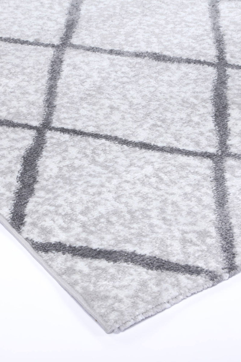 Windjana Diamond Silver Rug 160x230cm