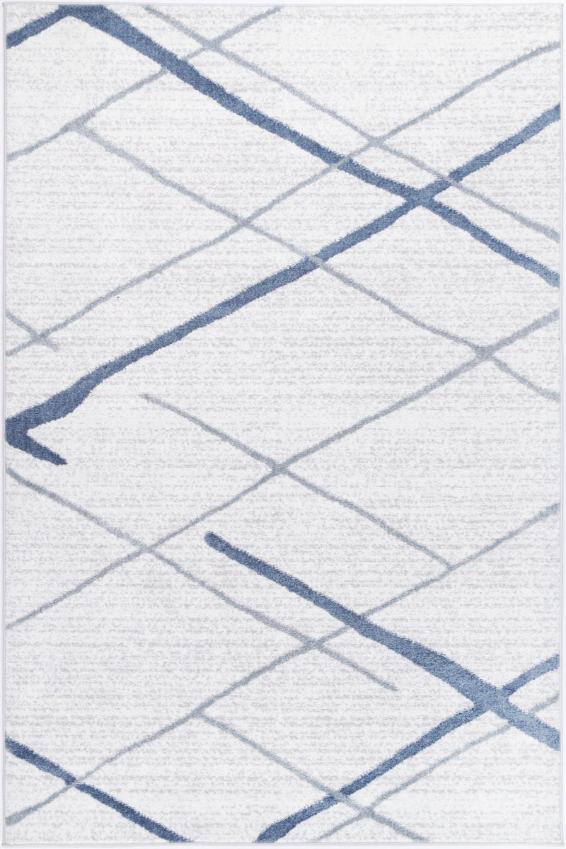 Windjana Abstract Stripe Light Blue Rug 160x230cm