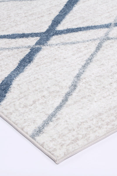 Windjana Abstract Stripe Light Blue Rug 160x230cm