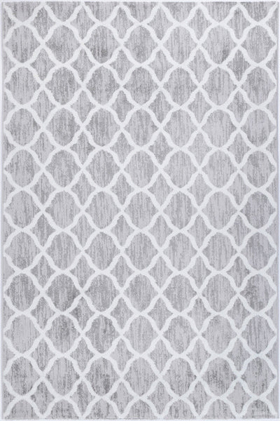 Windjana Lattice Silver Rug 160x230cm