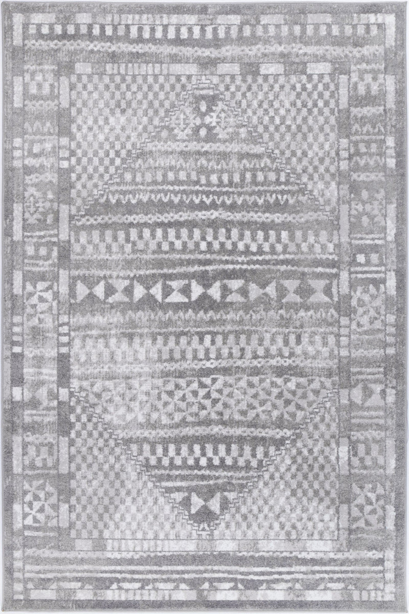 Windjana Tribal Grey Rug 160x230cm