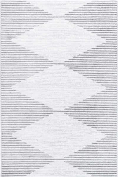 Windjana Abstract Diamond Silver Rug 200x290cm