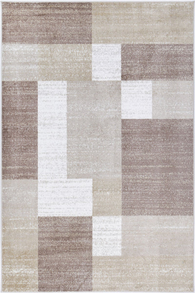 Windjana Abstract Geometric Beige Rug 240x330cm