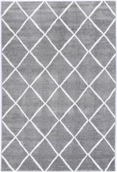 Windjana Diamond Grey Rug 80x150cm