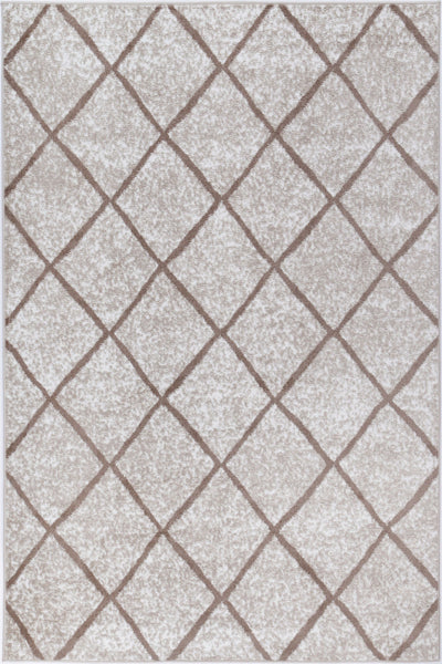 Windjana Diamond Latte Rug 80x150cm