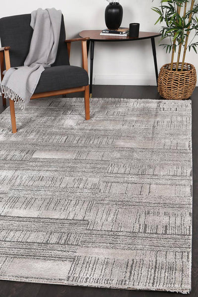 Verve Grey Brick Rug 240x330cm