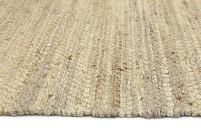 Malmo Beige Stipe Natural Jute Rug  160x230cm