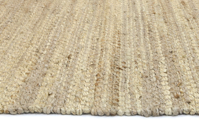 Malmo Beige Stipe Natural Jute Rug  160x230cm