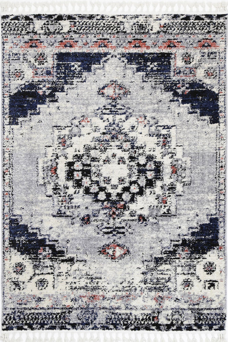 Myk Blue Grey Oriental Rug 160x230 cm