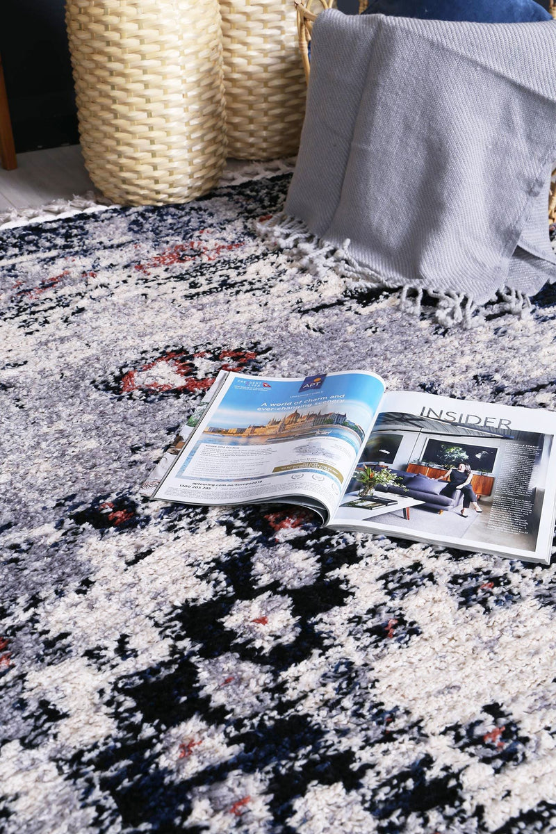 Myk Blue Grey Oriental Rug 160x230 cm