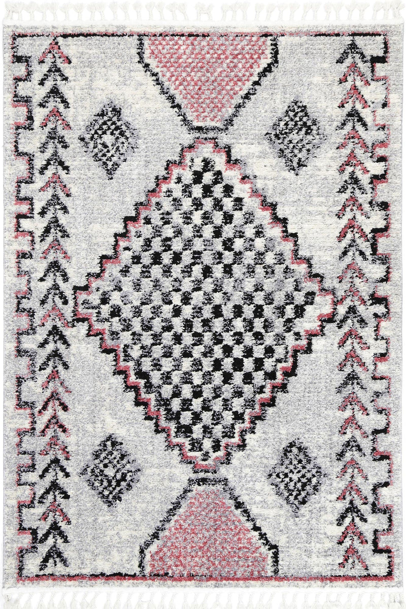 Myk Multi Pink Bohemian Rug 200x290 cm