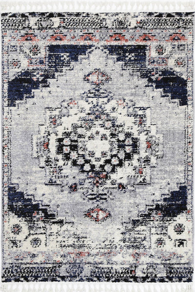 Myk Blue Grey Oriental Rug 240x330 cm