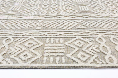 Mila Tribal Beige Rug 240x330cm