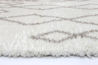 Moroccan Cream and Beige Tribal Rug 240X330cm