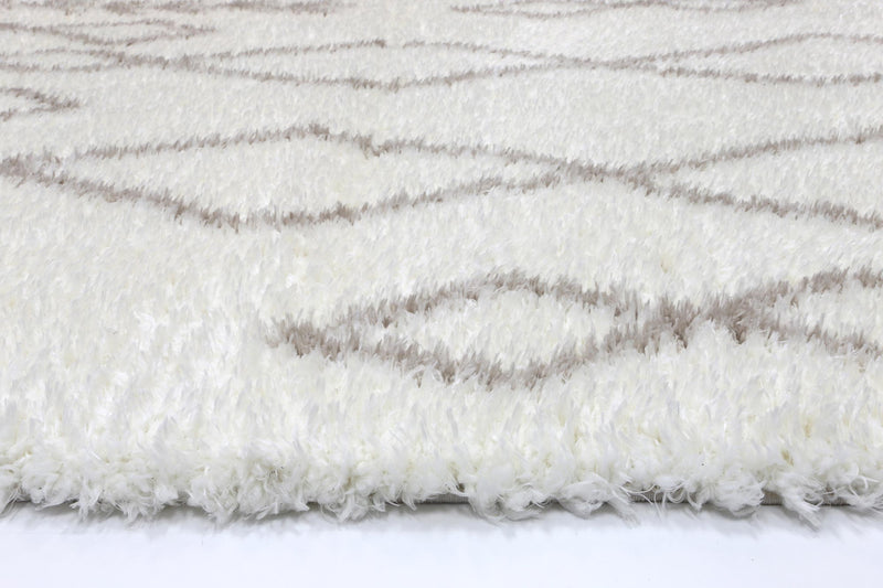 Moroccan Cream and Beige Tribal Rug 240X330cm