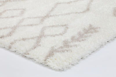 Moroccan Cream and Beige Tribal Rug 240X330cm