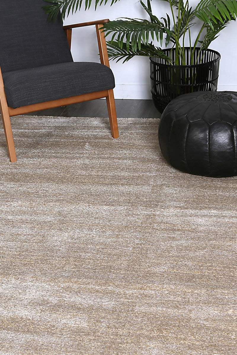 Zarin Solid Beige Modern Rug 200x290 cm