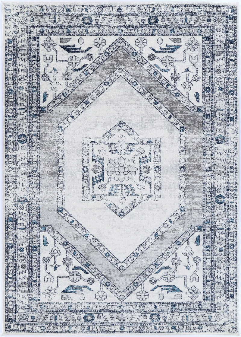 Ligures Navy Cream Ancient Rug 160X230cm