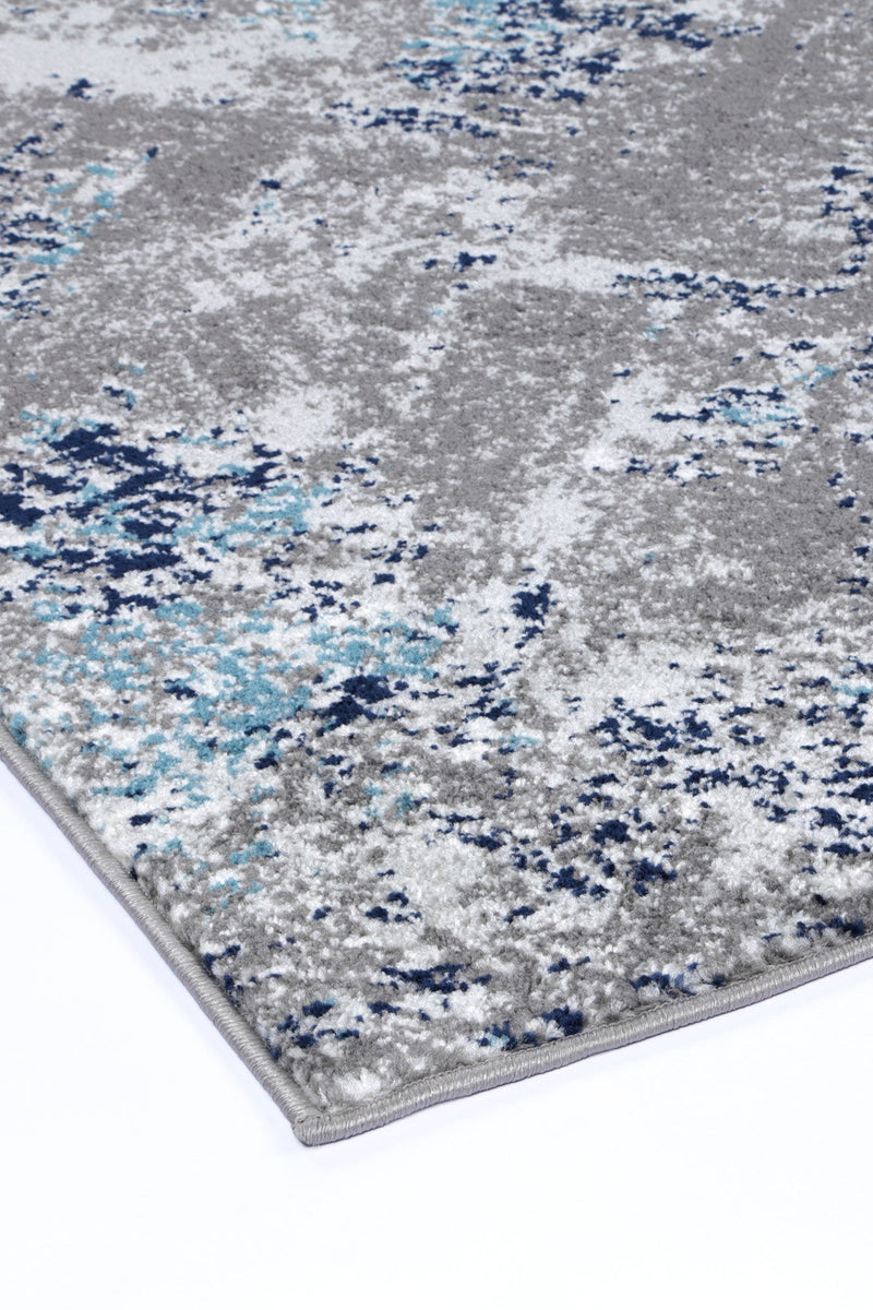 Ligures Grey Blue Rug 200X290cm