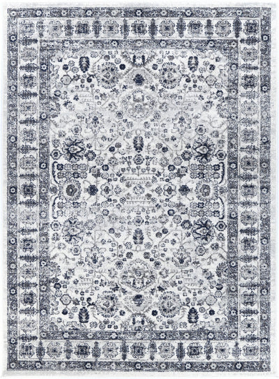 Ligures Navy Cream Traditional Rug 200X290cm