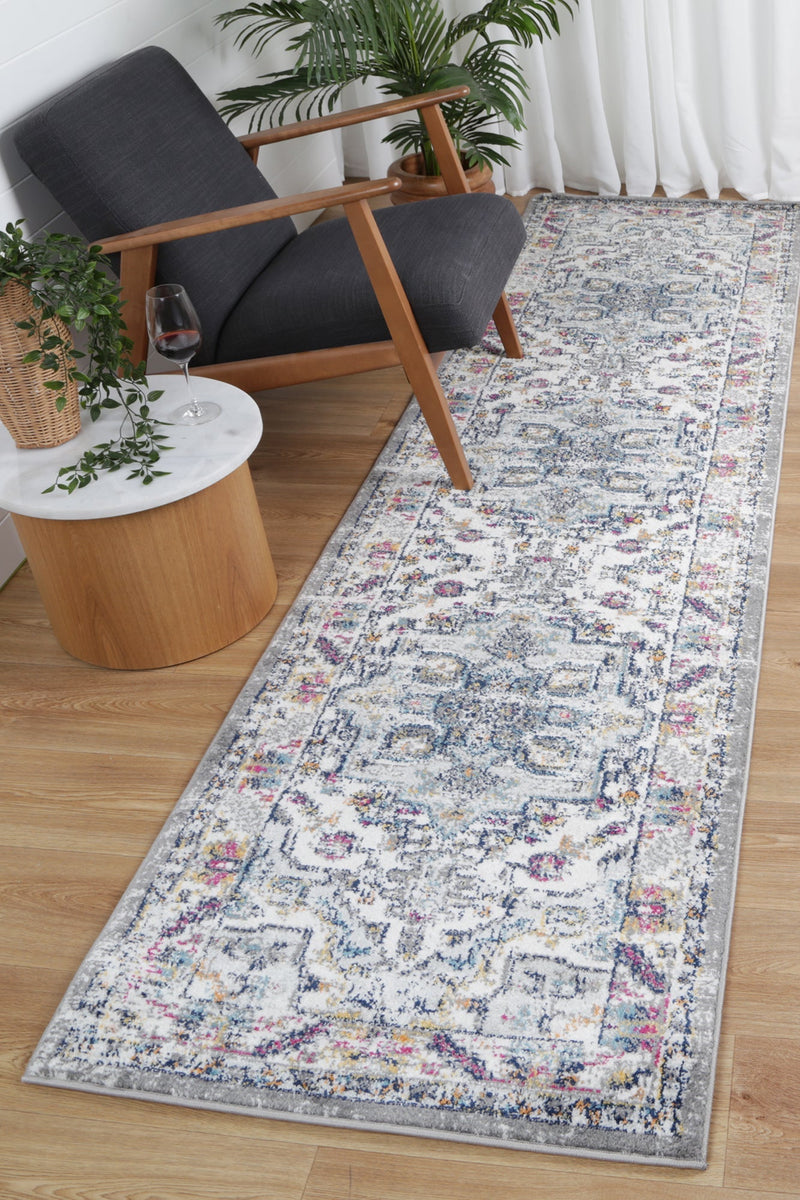 Ligures Multi Traditional Rug 80X300cm