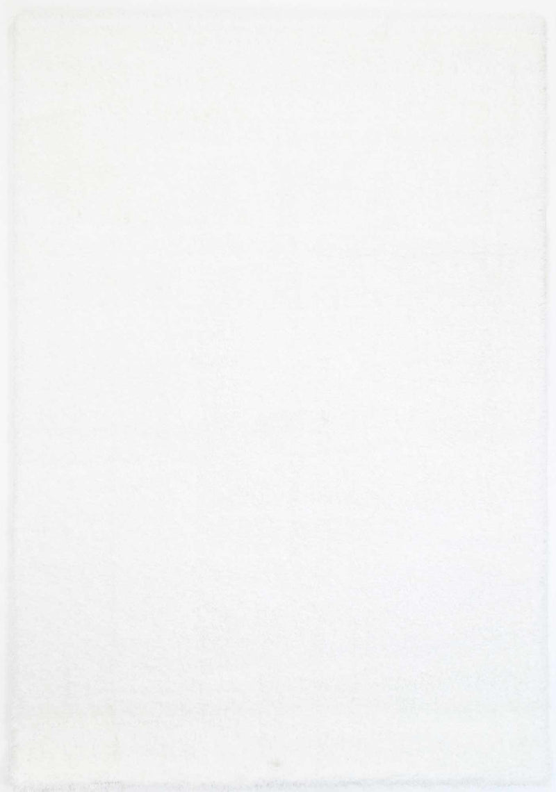 Puffy Soft Shaggy White 200x290 cm