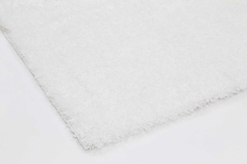 Puffy Soft Shaggy White 80x150 cm