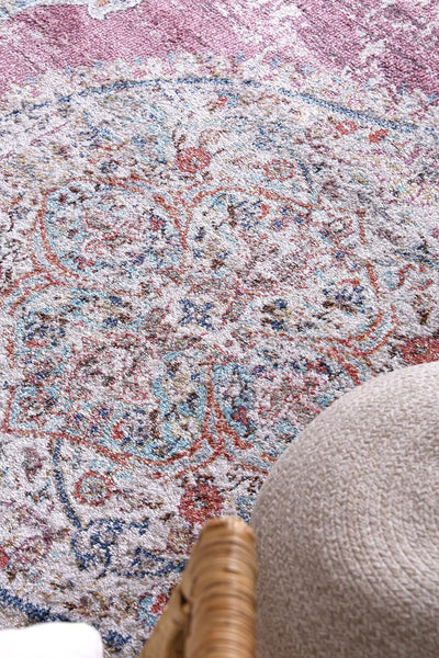 Hollow Medalion Transitional Blush Rug 160x230 cm