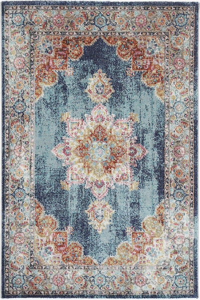 Brentwood Transitional Navy Rug 160x230 cm