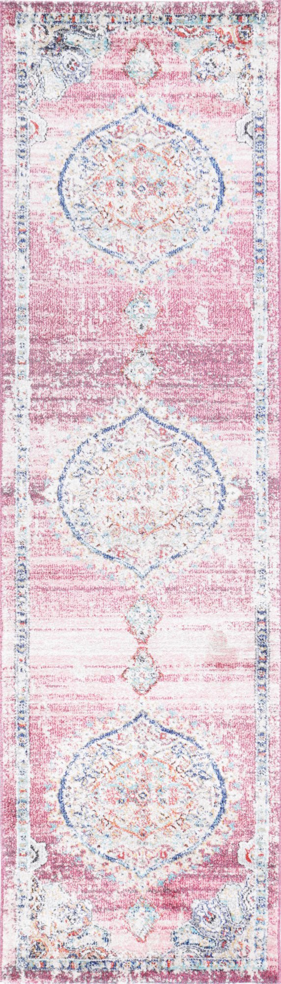 Hollow Medalion Transitional Blush Rug 200x290 cm