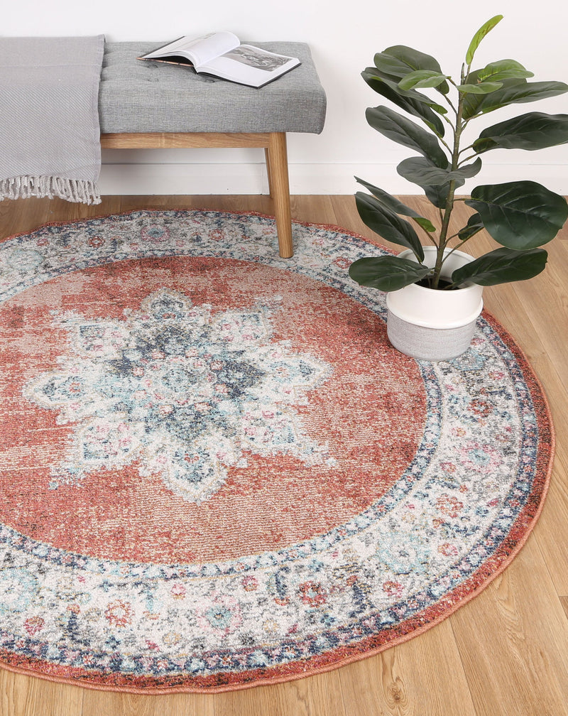 Brentwood Transitional Rust Rug 240x330 cm