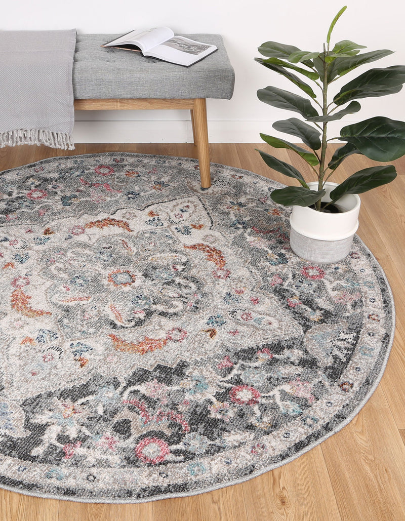 Alexander Transitional Grey Rug 280x380 cm