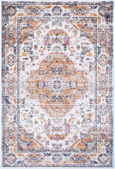 Windsor Medallion Rustic Rug 80x300cm