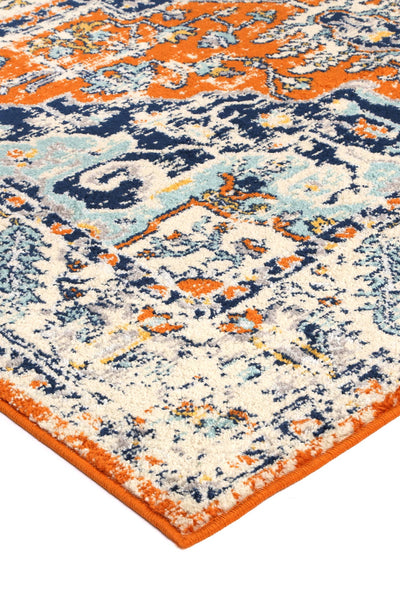 Palermo Caltanissetta Rust Rug 200x290cm