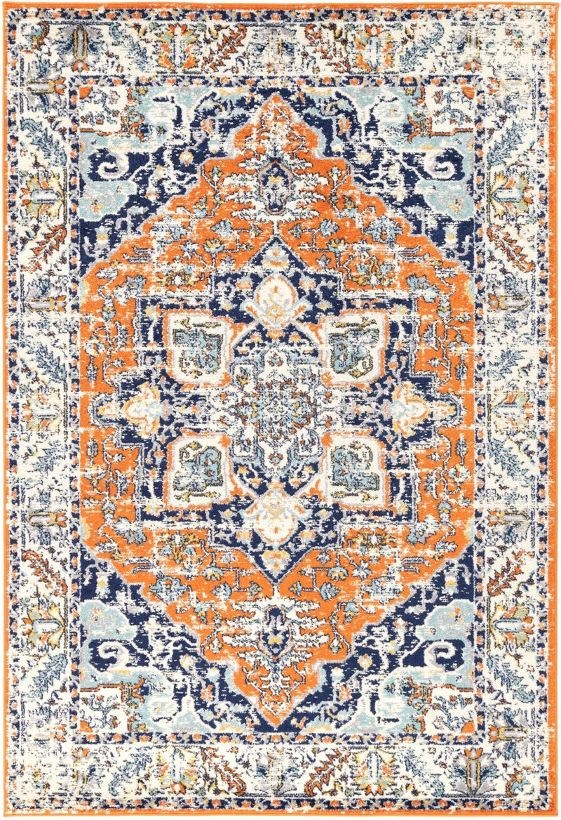 Palermo Caltanissetta Rust Rug 80x300cm