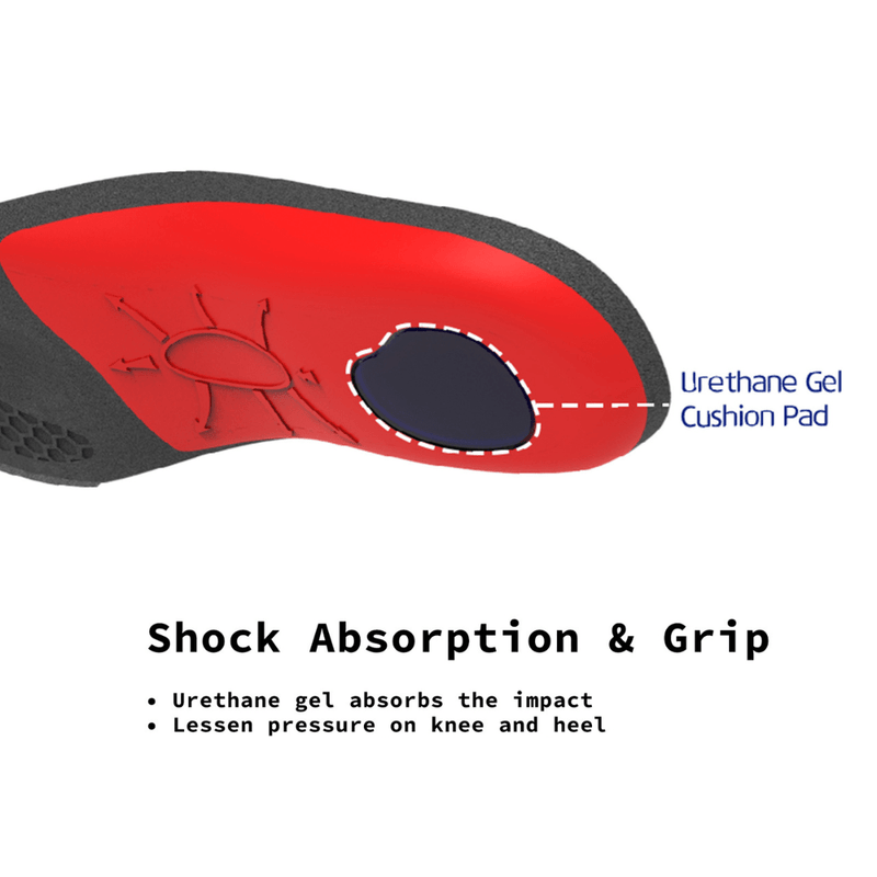 2X Pair Full Whole Insoles Shoe Inserts L Size Arch Support Foot Pads