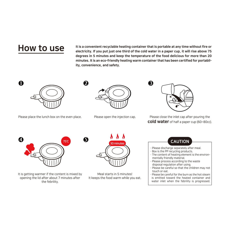 30 Pack Dalat Heating Lunch Box Container 33cm Rectangle