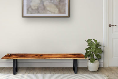 Bench seat or low set console table, hallway table Raintree Wood 1.8 Meter 180cm