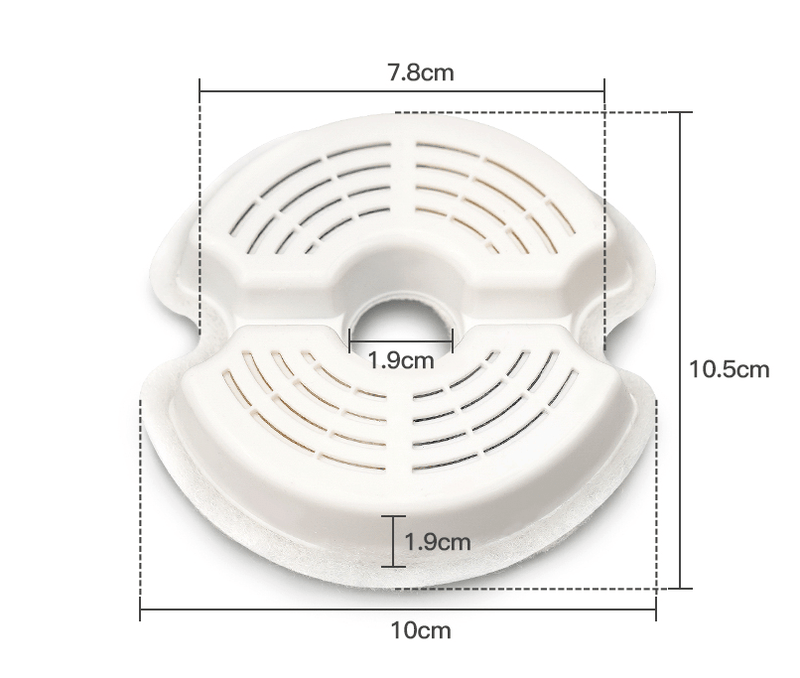 YES4PETS 24x Pet Dog Cat Fountain Filter Replacement Activated Carbon Ion Exchange Triple Filtration System Automatic