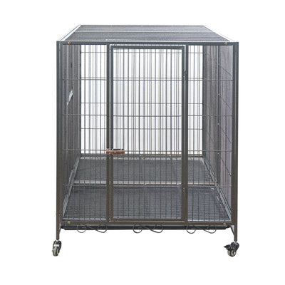 YES4PETS XXL Pet Dog Cat Cage Metal Crate Kennel Portable Puppy Cat Rabbit House