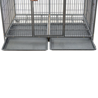 YES4PETS XXL Pet Dog Cat Cage Metal Crate Kennel Portable Puppy Cat Rabbit House