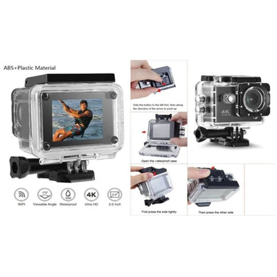 BDI New Action Camera 4K wifi sports DV Cam Blue