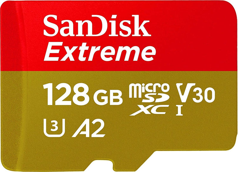 SANDISK SDSQXA1-128G-GN6MN  MicroXD  Extreme A2 V30 UHS-I/U3 160R/90W  NO SD ADAPTER