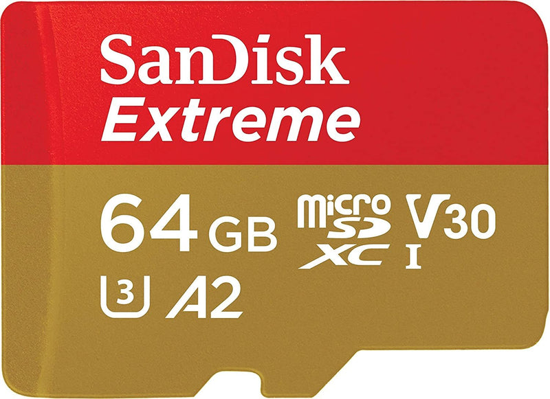 SANDISK SDSQXA2-064G-GN6MN MicroXD  Extreme A2 V30 UHS-I/U3 160R/60W NO SD ADAPTER