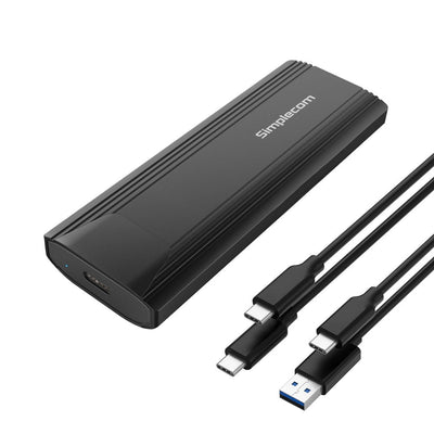 Simplecom SE504 NVMe (M Key) M.2 SSD to USB 3.2 Gen 2 USB-C Enclosure 10Gbps Tool-Free