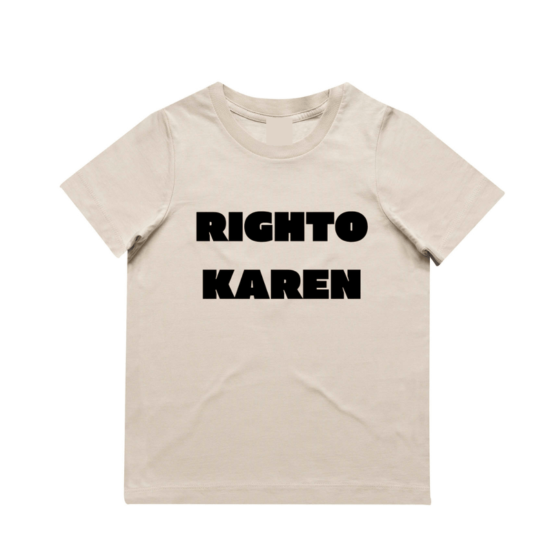 MLW By Design - Righto Karen Tee | Size 00 (3-6 Months)